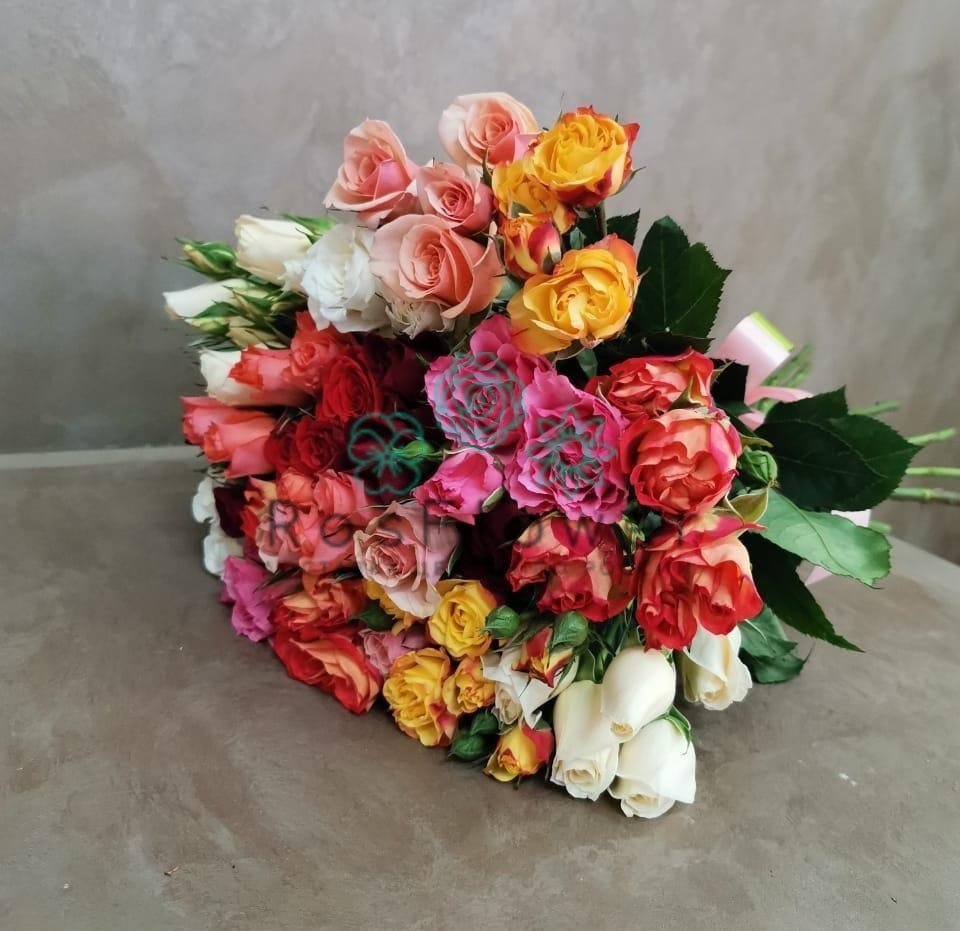 Букет цветов из: Розы в Большой Речке