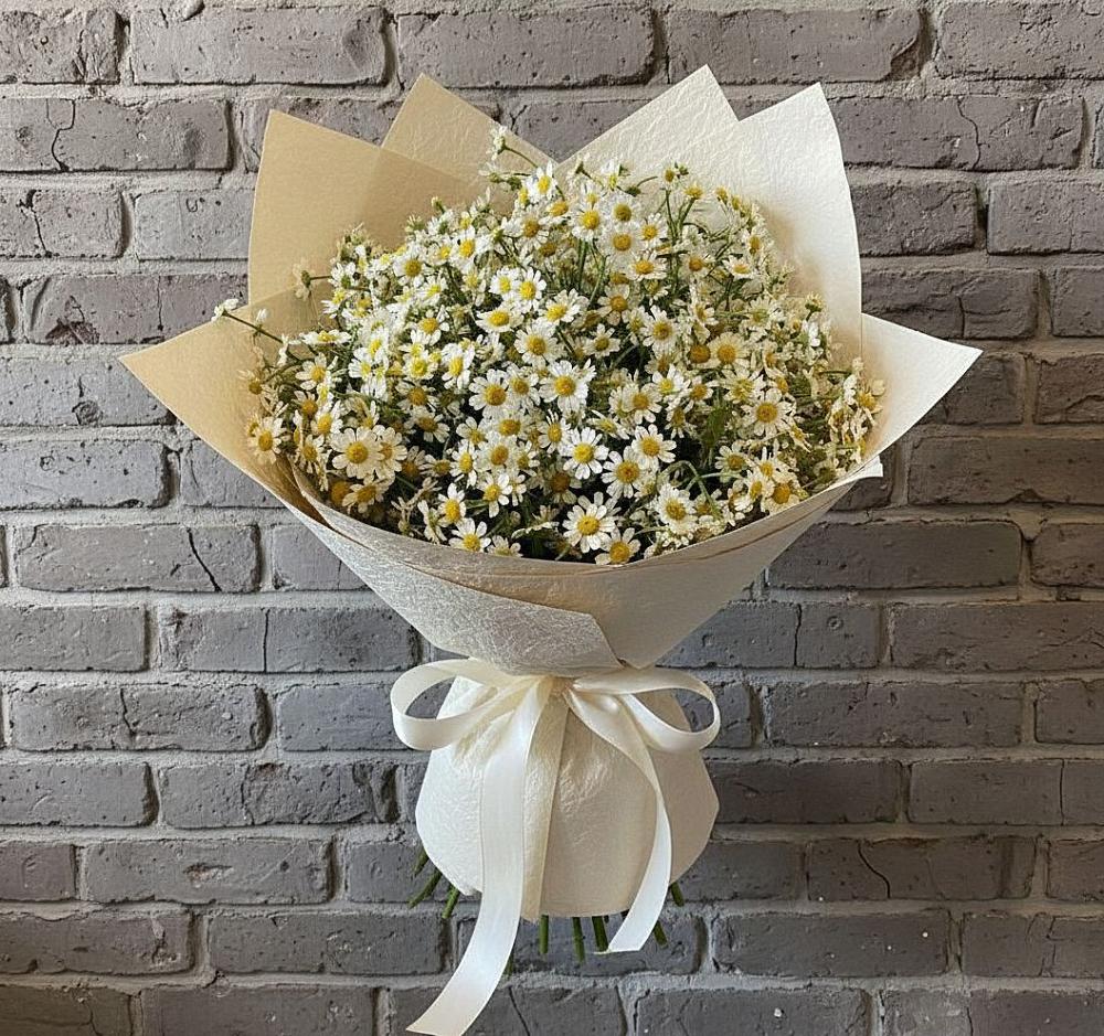 Букет цветов из: Ромашки в Большой Речке