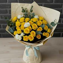 Букет цветов из:  Розы в Большой Речке