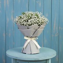 Букет цветов из:  Гипсофила в Большой Речке