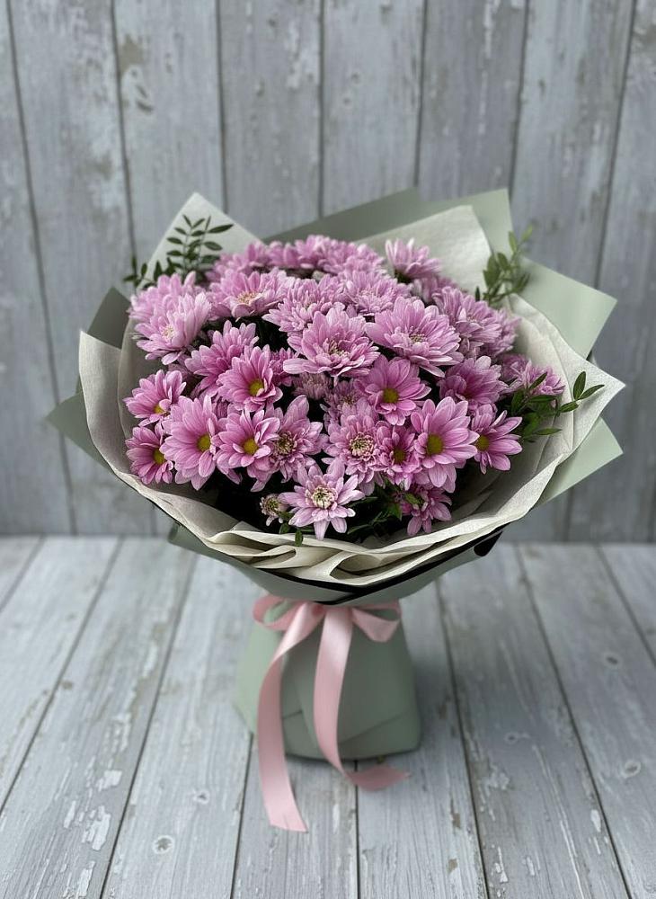 Букет цветов из: Хризантемы в Большой Речке