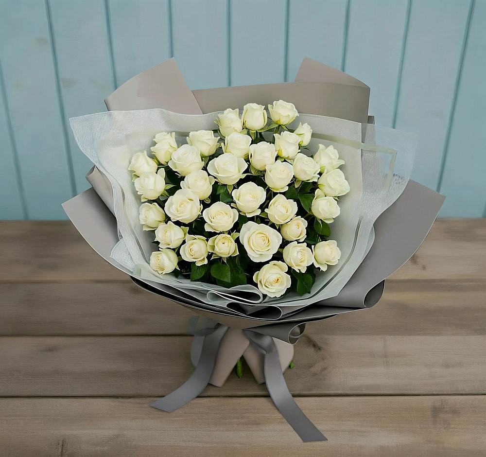 Букет Белоснежная нежность в Большой Речке