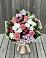 Букет цветов из: Альстромерии, Гвоздики, Розы и Хризантемы в Большой Речке