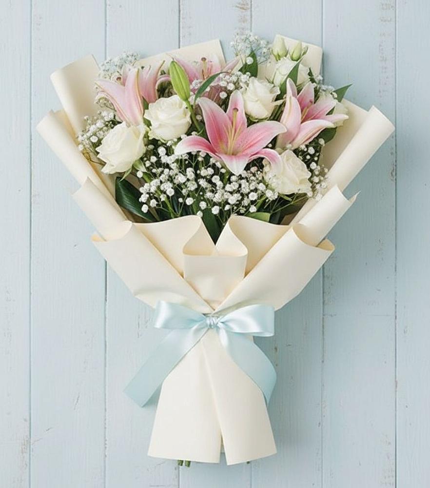 Букет цветов из: Лилии в Большой Речке