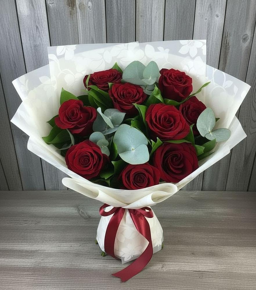 Букет цветов из: Розы в Большой Речке