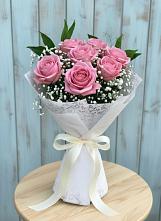 Букет цветов из:  Розы в Большой Речке