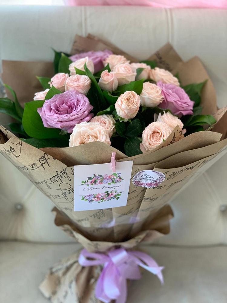 Букет цветов из: Розы в Большой Речке