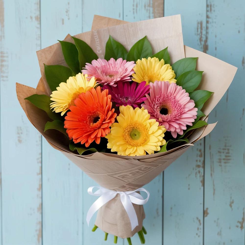 Букет цветов из: Герберы в Большой Речке
