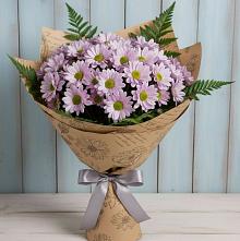 Букет цветов из:  Хризантемы в Большой Речке