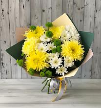 Букет цветов из:  Хризантемы в Большой Речке