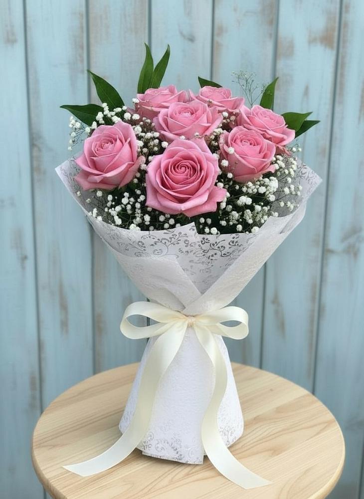 Букет цветов из: Розы в Большой Речке