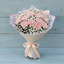 Букет цветов из:  Гвоздики #REPLACE_PRED# Большой Речке