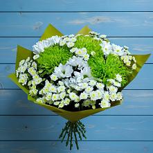 Букет цветов из:  Хризантемы #REPLACE_PRED# Большой Речке