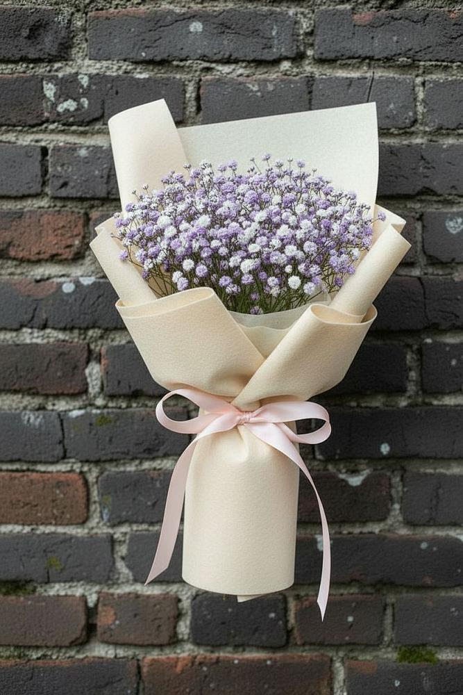 Букет цветов из: Гипсофила в Большой Речке