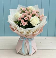 Букет цветов из:  Розы в Большой Речке
