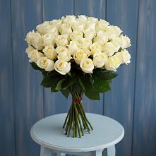 Букет 51 Белая роза Эдлесс Лав #REPLACE_PRED# Большой Речке