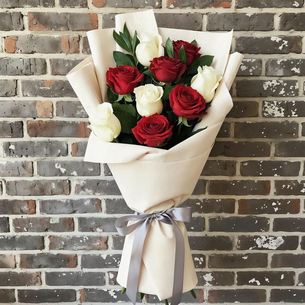 Букет цветов из: Розы в Большой Речке