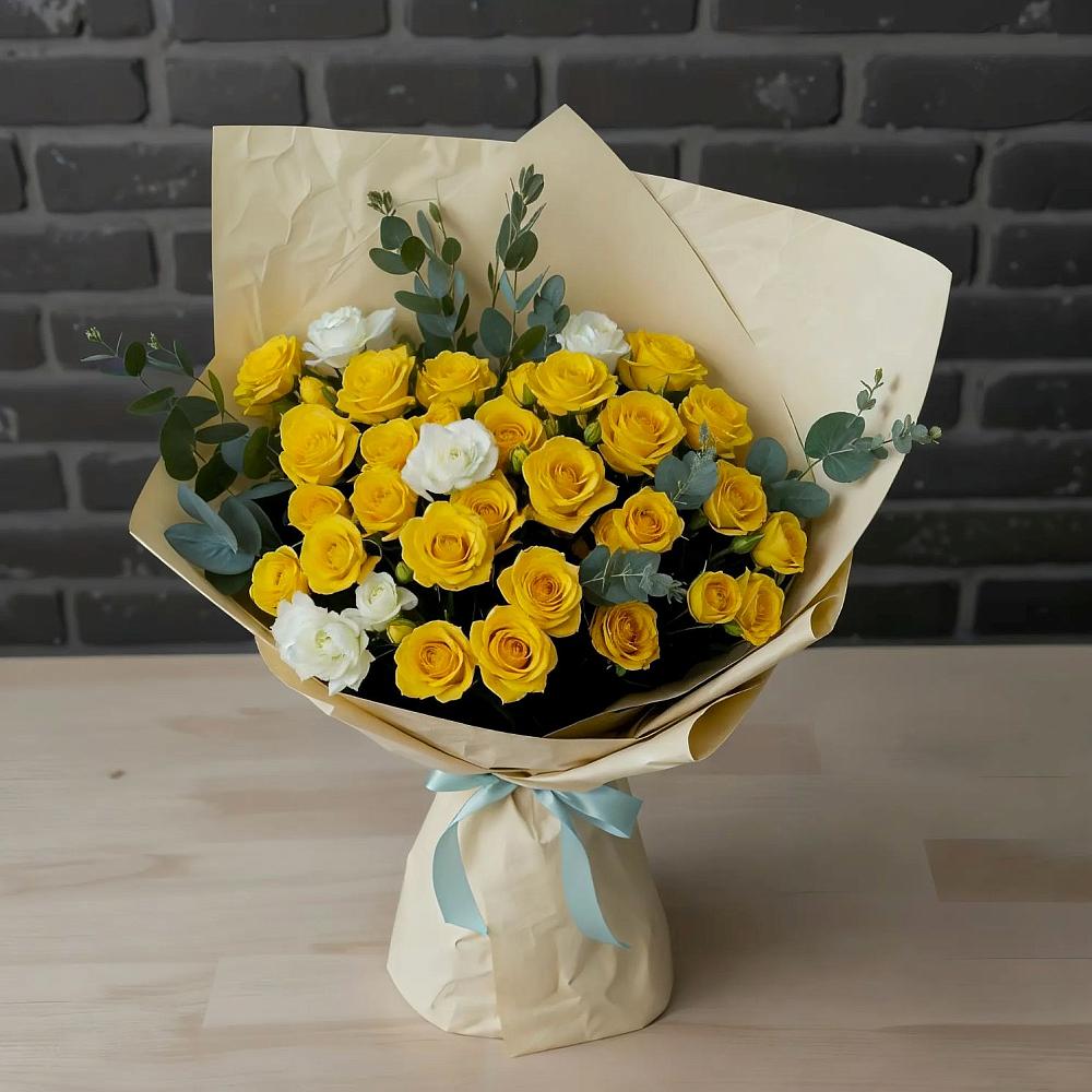 Букет цветов из: Розы в Большой Речке