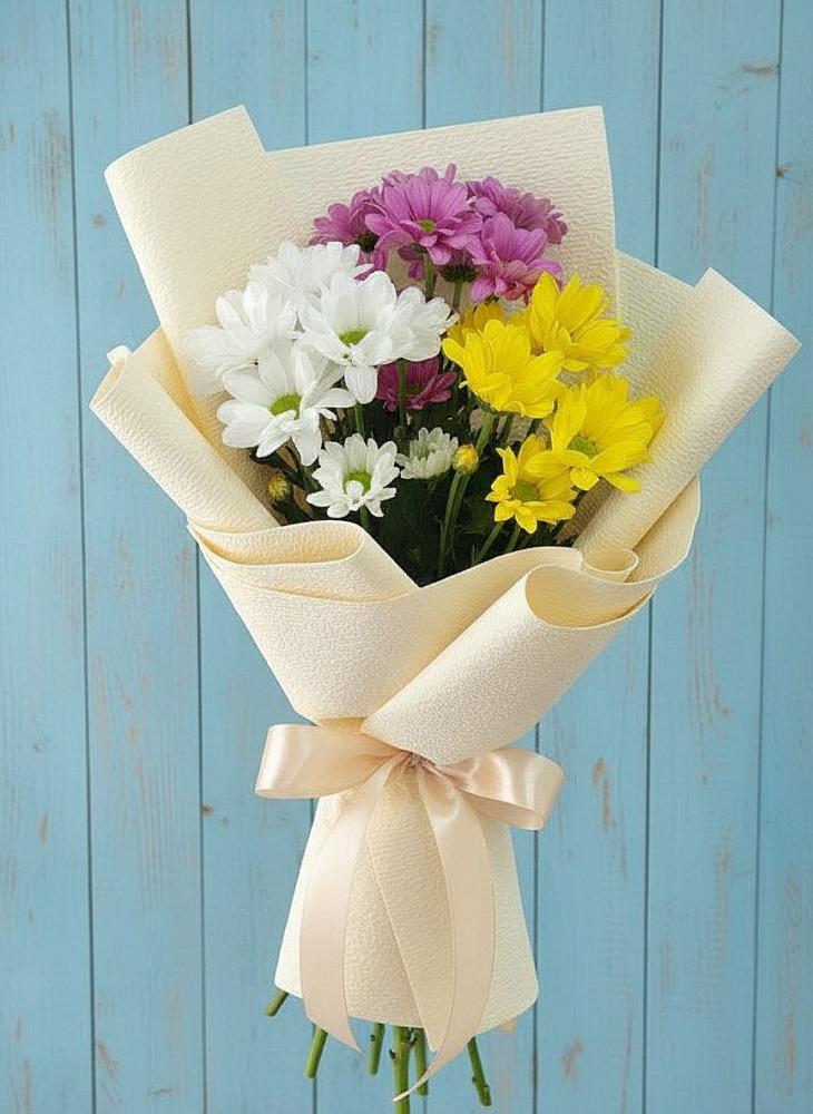 Букет цветов из: Хризантемы в Большой Речке