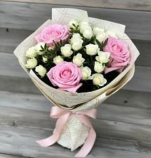 Букет цветов из:  Розы в Большой Речке