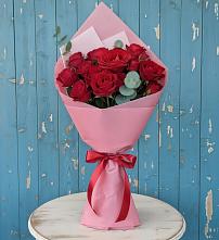 Букет цветов из:  Розы в Большой Речке