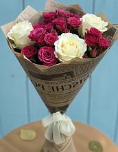 Букет цветов из:  Розы в Большой Речке