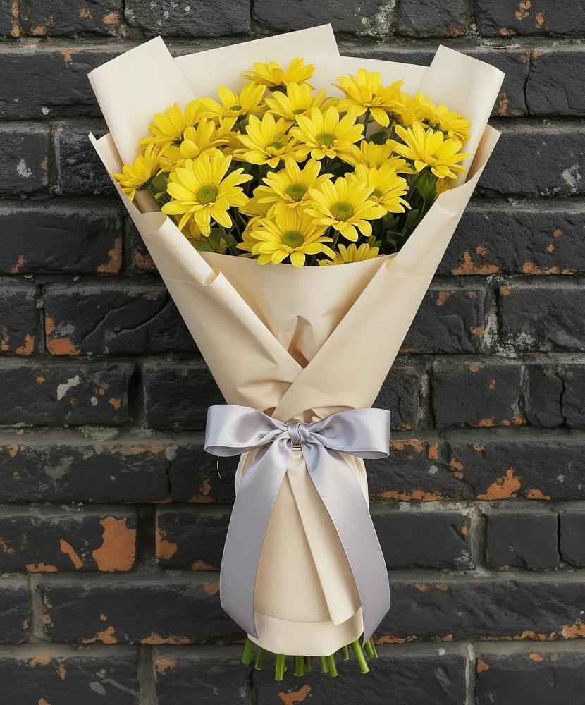 Букет цветов из: Хризантемы в Большой Речке