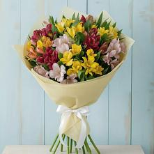 Букет цветов из:  Альстромерии в Большой Речке