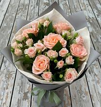 Букет цветов из:  Розы в Большой Речке