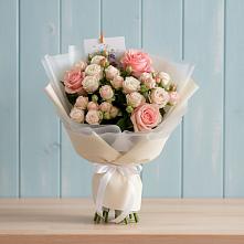 Букет цветов из:  Розы в Большой Речке