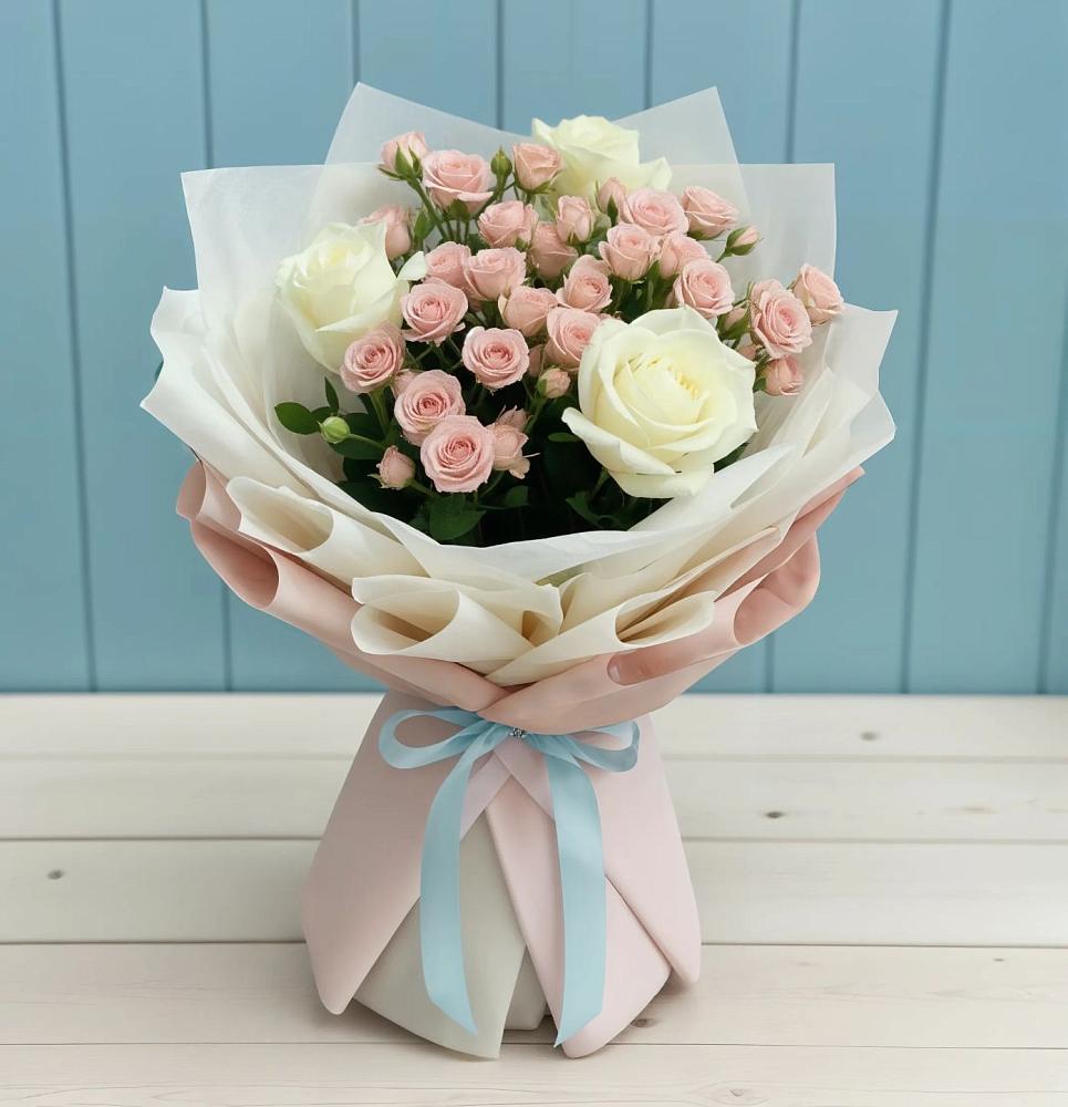 Букет цветов из: Розы в Большой Речке