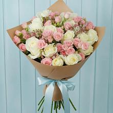 Букет цветов из:  Розы в Большой Речке